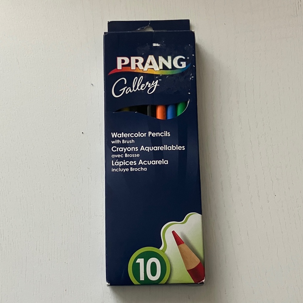 Dixon Prang Gallery Watercolor Pencils Wuth Brush (New In Box)